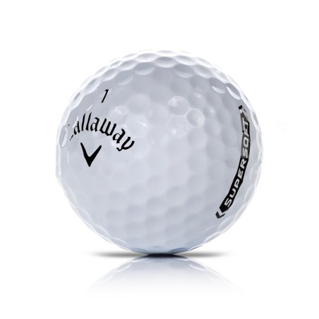X3 Balles de golf Callaway Supersoft Blanches