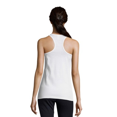 Débardeur femme 150 Jersey blanc